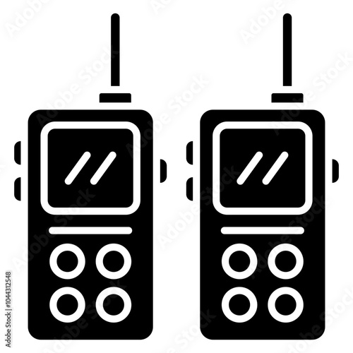 Walkie Talkie  Icon Element For Design