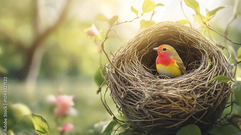 Bird in the birds nest Bird in the birds nest