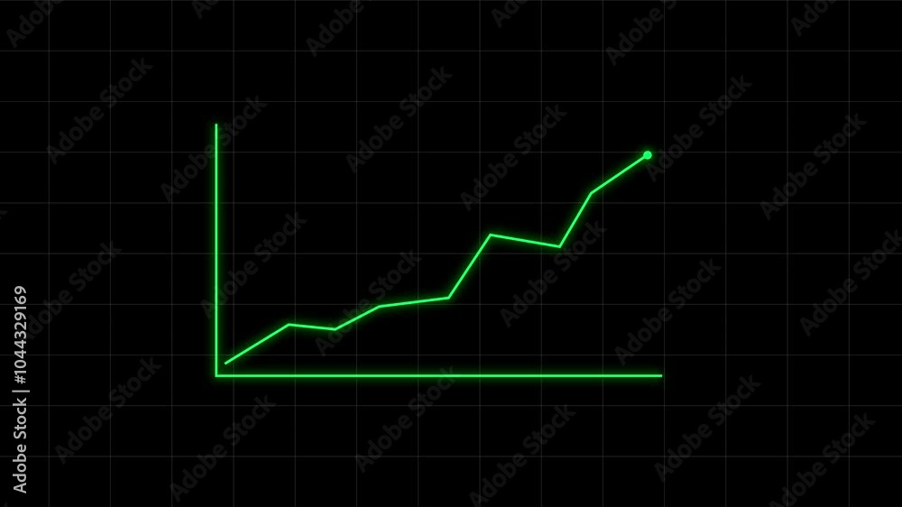 Business growth line,business strategy, arrow rising up