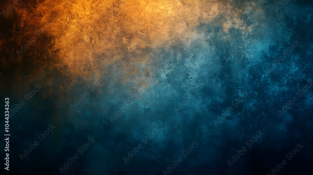 Abstract Grunge Background with Blue and Orange Gradient, texture, wall, weathered, distressed, vintage Abstract Grunge Background with Blue and Orange Gradient, texture, wall, weathered, distressed, vintage
