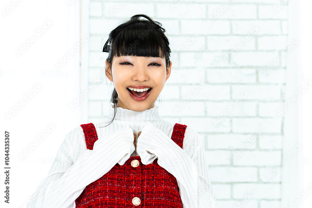 安堵する女性