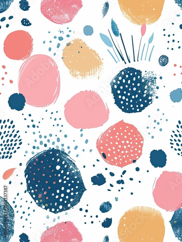 Abstract seamless pattern