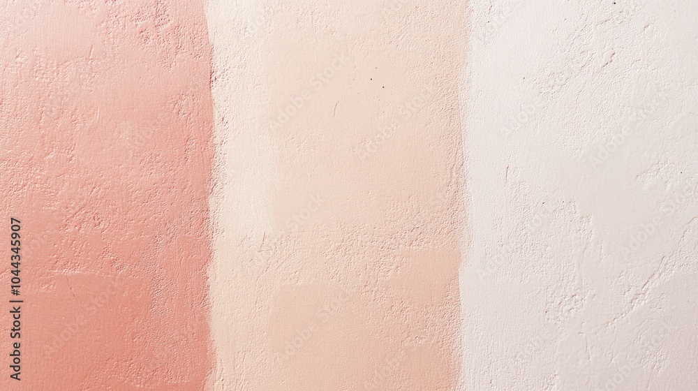 Fototapeta premium Textured Wall with Three Tones of Pink