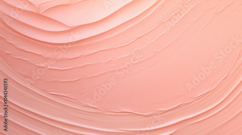 Abstract Pink Swirls of Creamy Texture