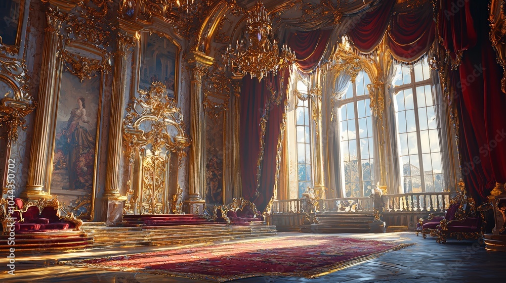 Fototapeta premium Baroque Theater Interior