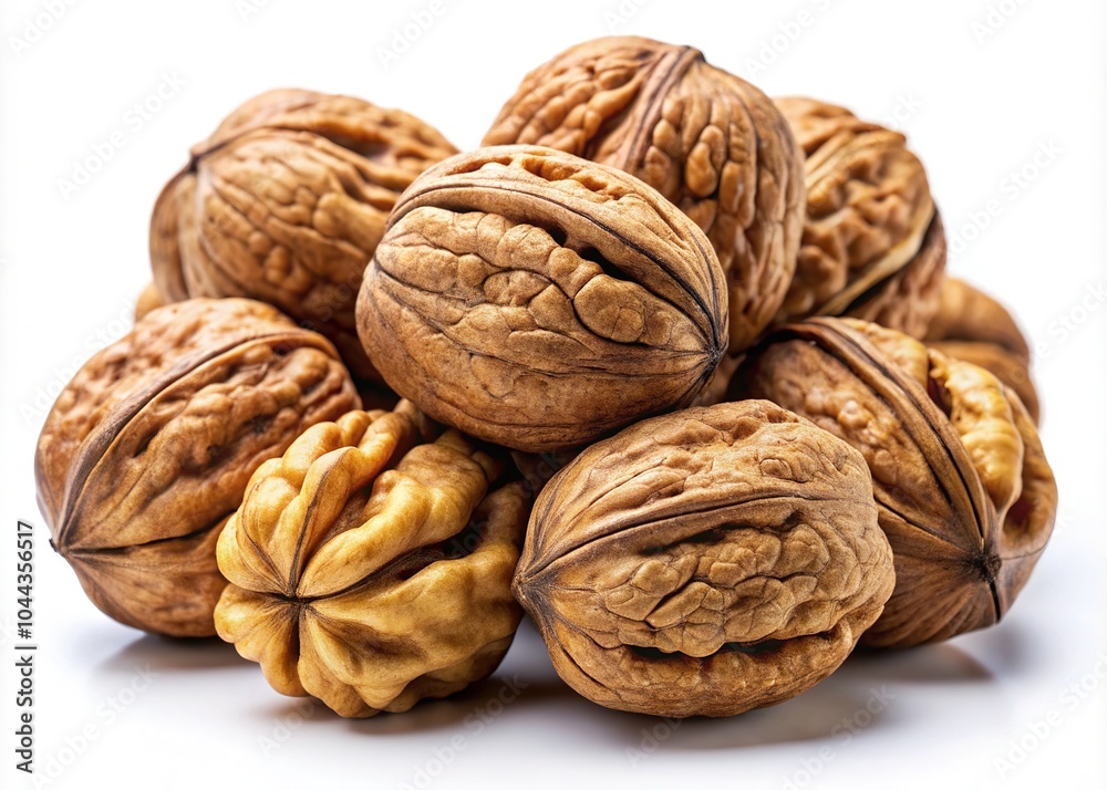 Macro Photography Walnuts - Close Up Detail of Walnuts Macro Photography Walnuts - Close Up Detail of Walnuts