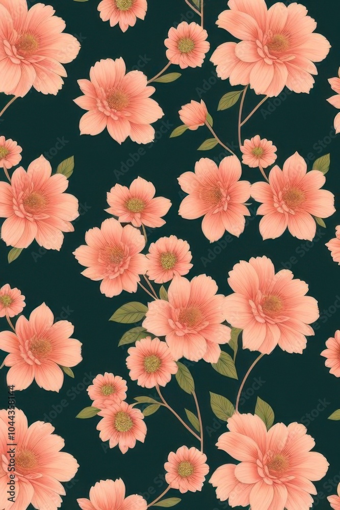 flowers pattern wallpaper