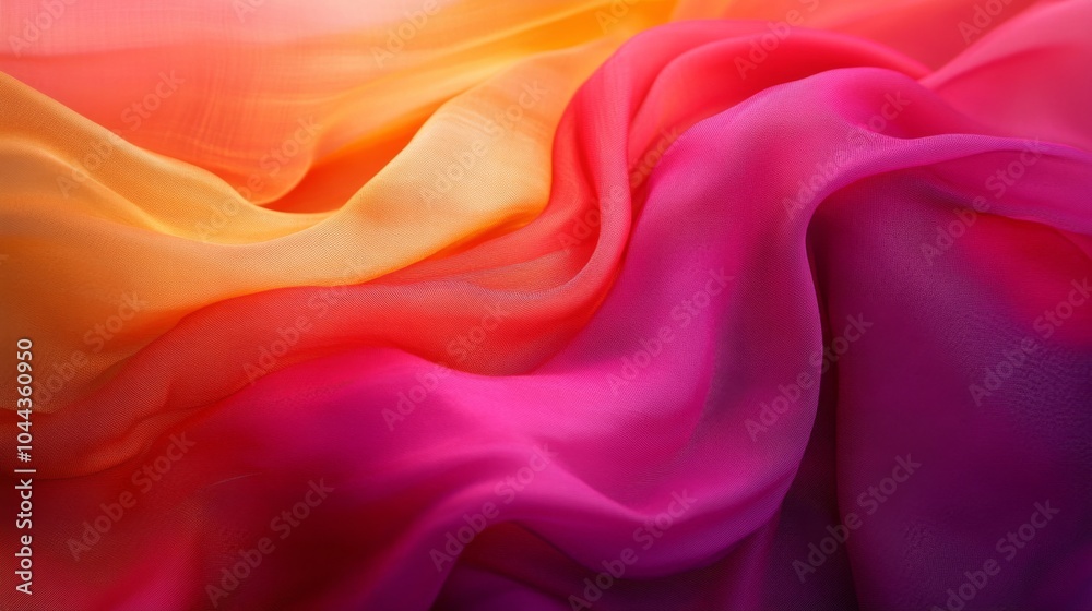 Obraz premium Soft Gradient Fabrics with Natural Lighting Tones