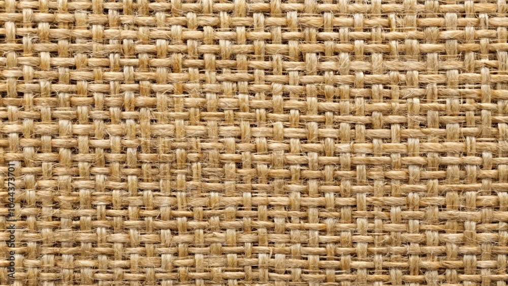 Interwoven Threads of Natural Fiber in a Geometric Pattern of Simple Elegance Interwoven Threads of Natural Fiber in a Geometric Pattern of Simple Elegance