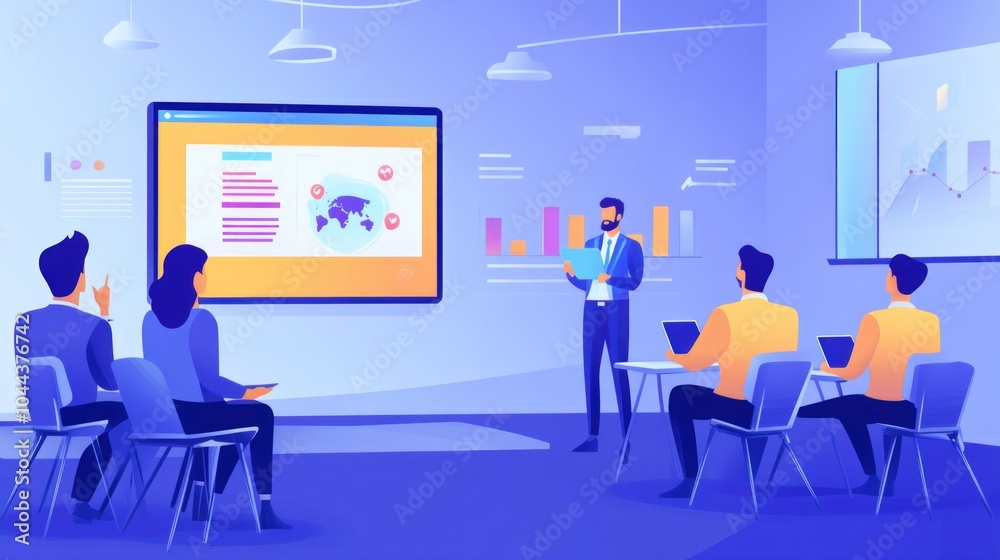Business Presentation with Global Reach