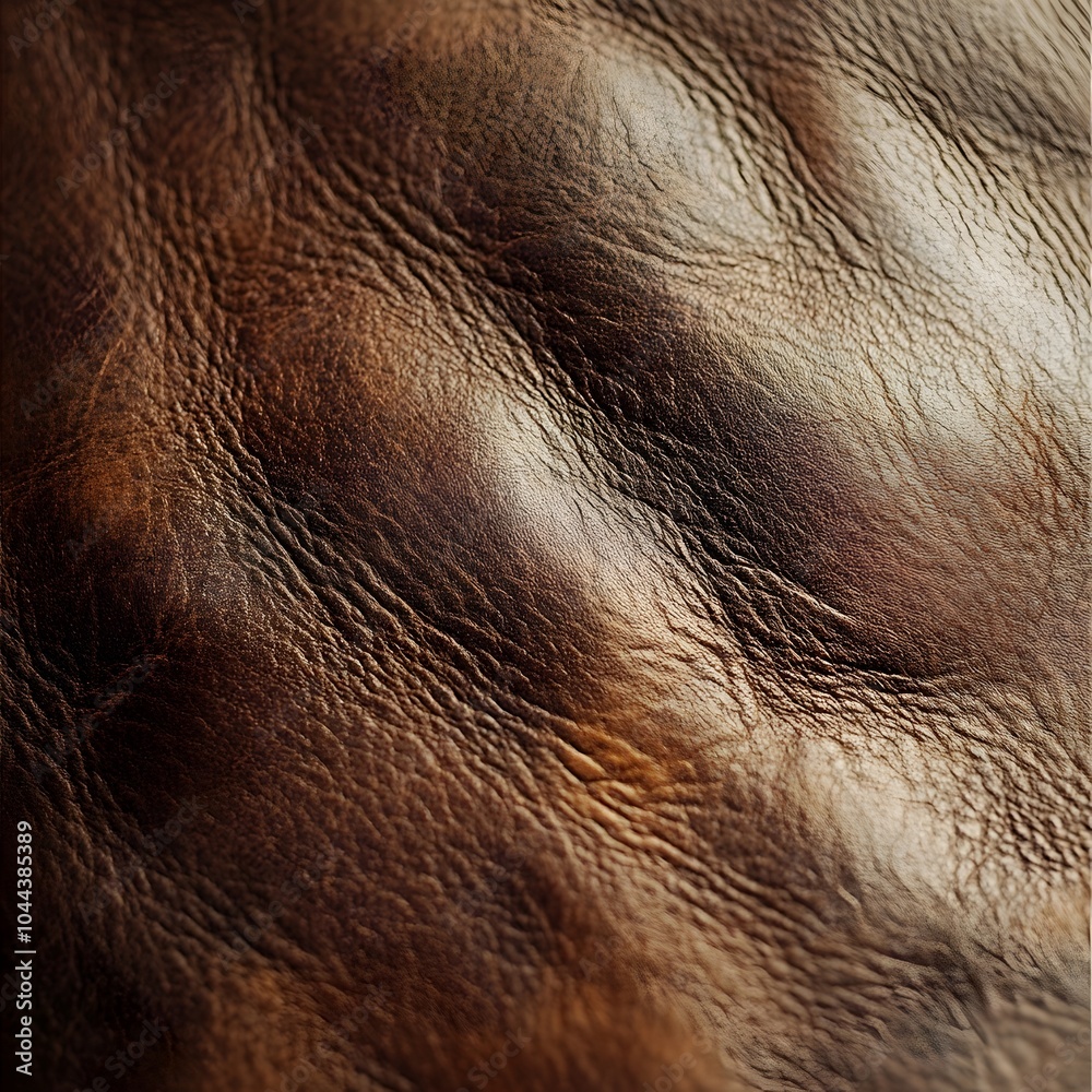 Fototapeta premium Detailed Texture of Rugged and Weathered Leather Background