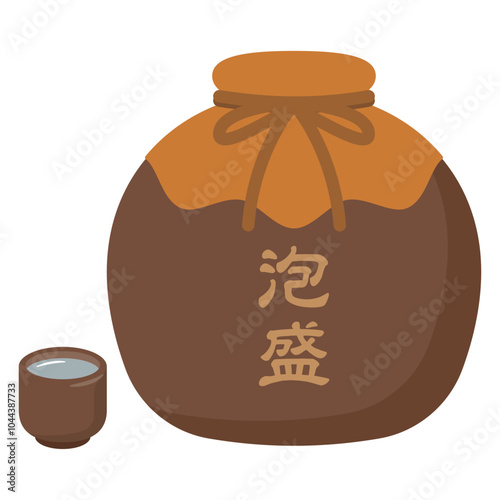 泡盛のイラスト