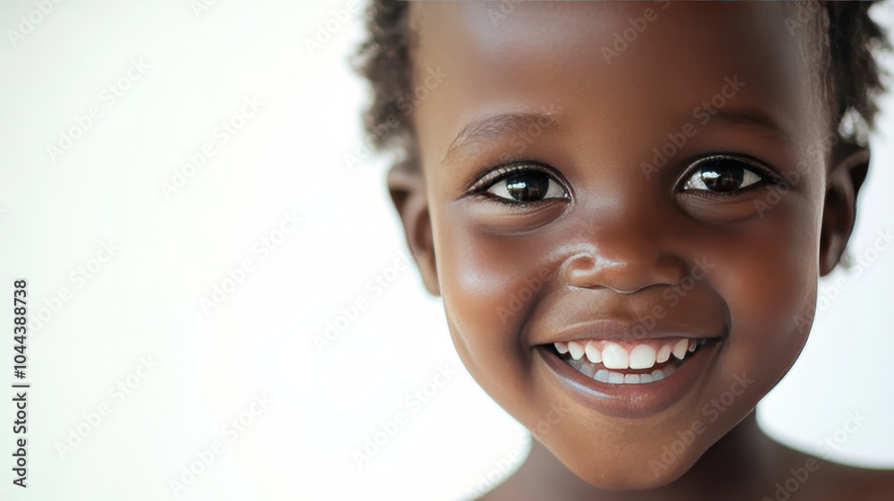 Joyful Child Smiling with Bright Expression Joyful Child Smiling with Bright Expression
