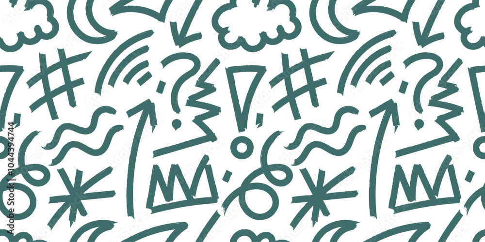 Hand drawn doodle seamless pattern. Abstract geometric shape seamless pattern. Seamless patterns for fabric, textiles, clothing, wrapping paper, cover, banner, interior decor, abstract backgrounds. Hand drawn doodle seamless pattern. Abstract geometric shape seamless pattern. Seamless patterns for fabric, textiles, clothing, wrapping paper, cover, banner, interior decor, abstract backgrounds.