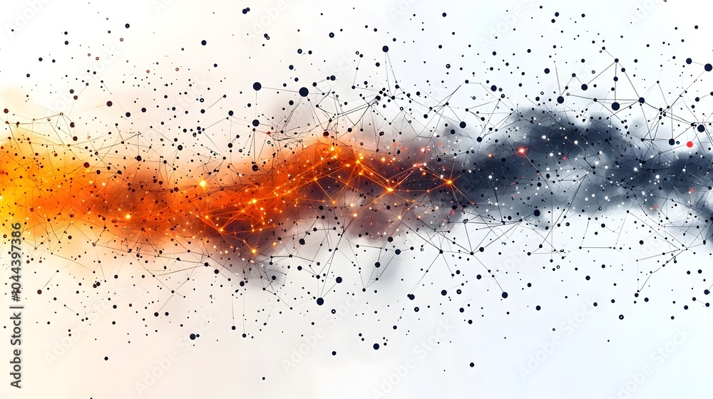 Pathway Turning into Connected Nodes Representing Strategic Framework for Innovation in Flat Design Abstract Concept of Technology Digitalization Pathway Turning into Connected Nodes Representing Strategic Framework for Innovation in Flat Design Abstract Concept of Technology Digitalization
