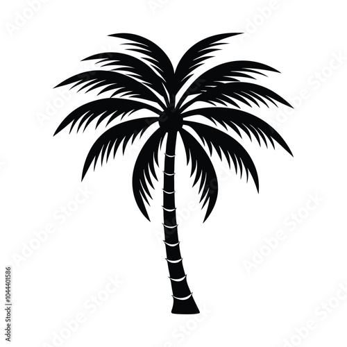 Royal Palm Vector Illustration - Graphic Design for Microstock and Digital Art Projects photo