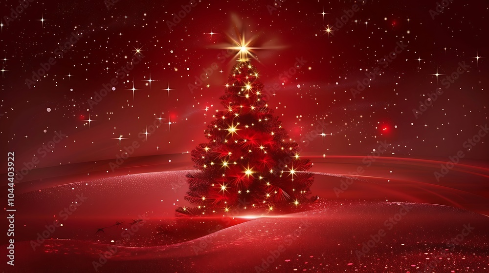 Obraz premium Christmas tree background 