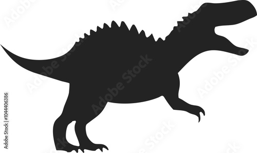 Dinosaurs Icon. Dinosaur or Dino animal symbol in flat style vector illustration