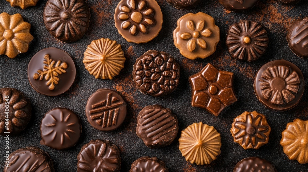 Assortment of Delicious Chocolate Confections Assortment of Delicious Chocolate Confections