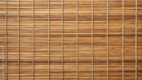 reflected brown wood reed mat texture background with thread uniting