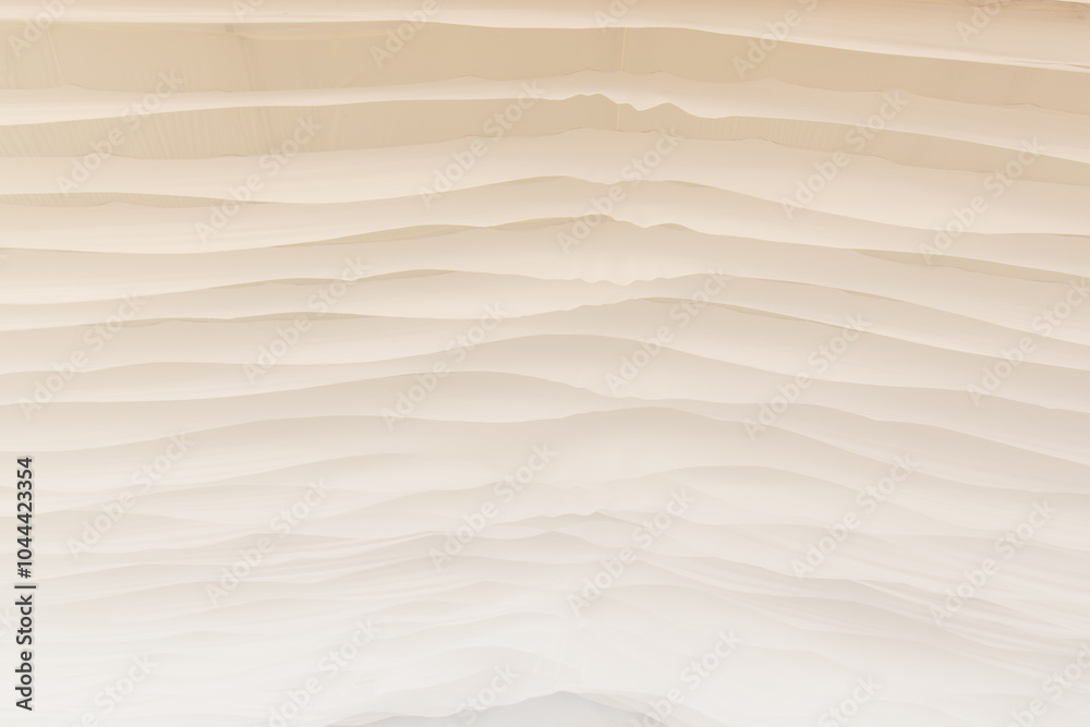 Beige Gradient Abstract Wavy Scenery