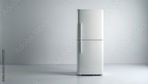 Refrigerator mockup on light background