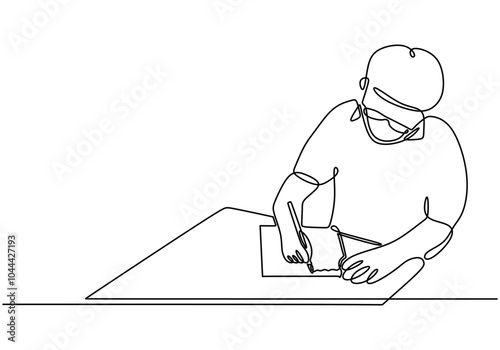 20240828D-one line drawing education-2