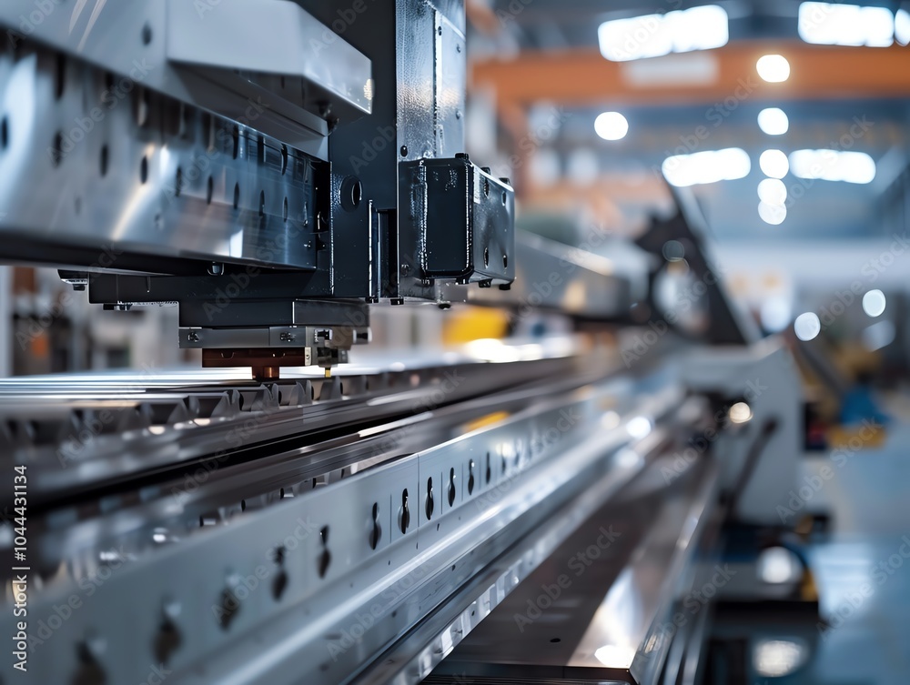CNC pipe bending machine in a factory CNC pipe bending machine in a factory