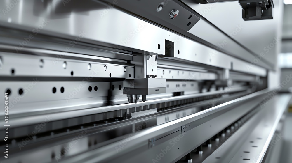 Obraz premium CNC press brake with highspeed operation