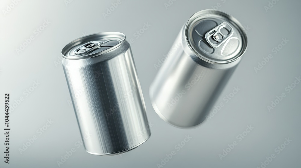 High-Quality Aluminum Cans with Reflective Surface High-Quality Aluminum Cans with Reflective Surface