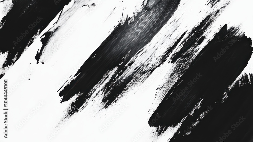 An abstract background with bold brush strokes in black and white, creating a high-contrast, dramatic visual perfect for fashion or editorial use. An abstract background with bold brush strokes in black and white, creating a high-contrast, dramatic visual perfect for fashion or editorial use.