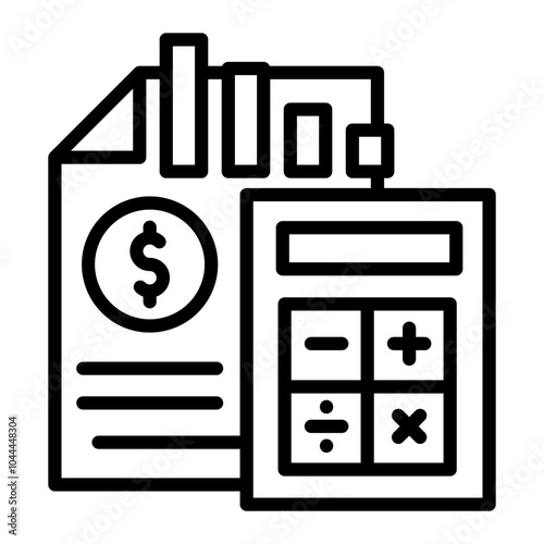 Budget Deficit Icon