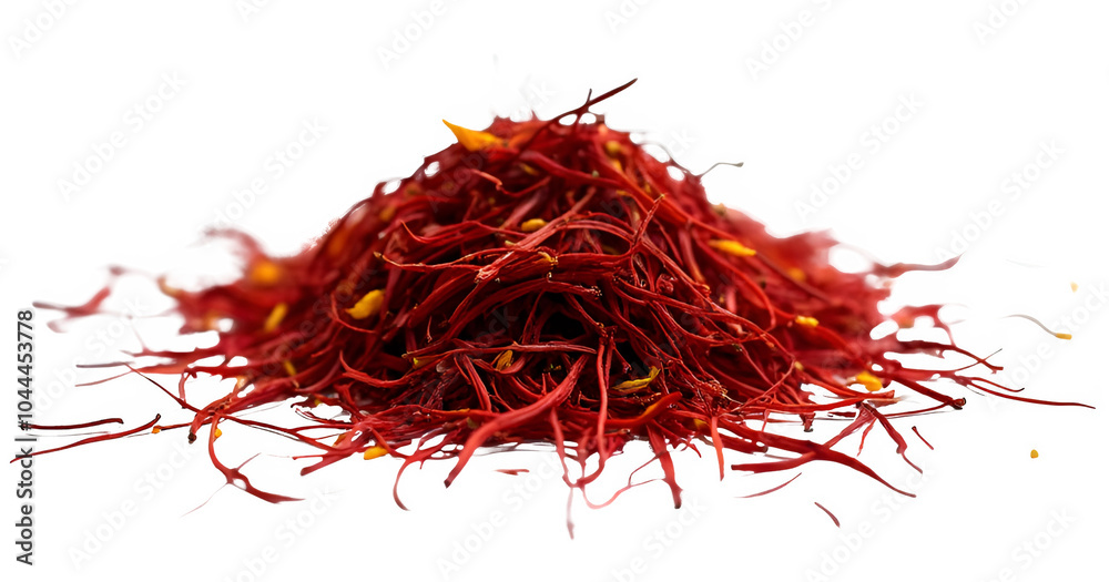 Naklejka premium saffron isolated on white background