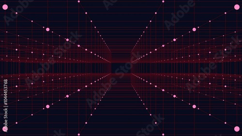 A black and white checkerboard pattern with red dots at the center of each square. Versatile for use as a website background or graphic design element
