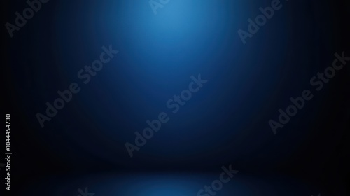 Abstract blue gradient background with spotlight effect