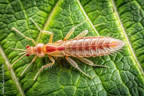 Rose thrips Thrips fuscipennis under the microscope Wide-Angle photo