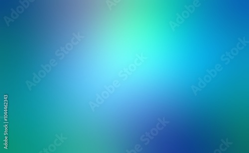 Blue green gradient abstract blur backdrop.
