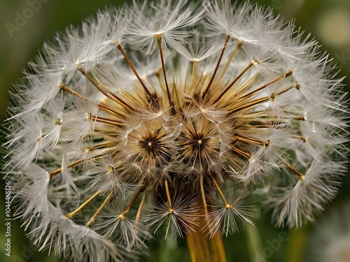 dandelion or randa tapak flower blooming in a close-up photo during the day photo