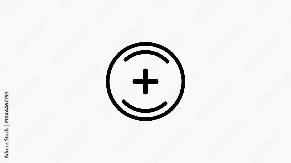 target shooting animation on black background target shooting animation on black background