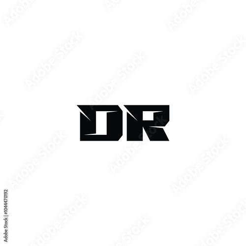 Free Download DR monogram logo design letter text name symbol monochrome logotype alphabet character simple logo - GFXLoad