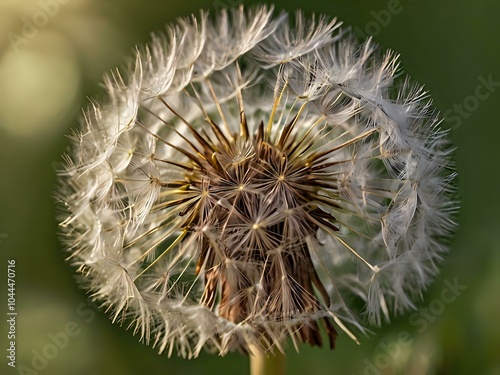 dandelion or randa tapak flower blooming in a close-up photo during the day photo