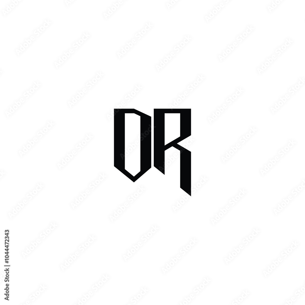 DR monogram logo design letter text name symbol monochrome logotype alphabet character simple logo DR monogram logo design letter text name symbol monochrome logotype alphabet character simple logo