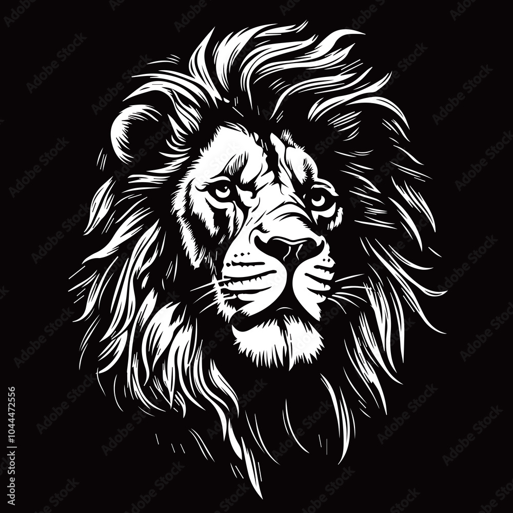 custom made wallpaper toronto digitallion head vector