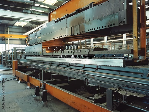 A bending machine in a highvolume production line photo