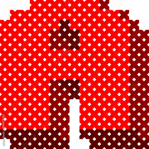 Cross Stitch Letter Alphabet Vector Element A