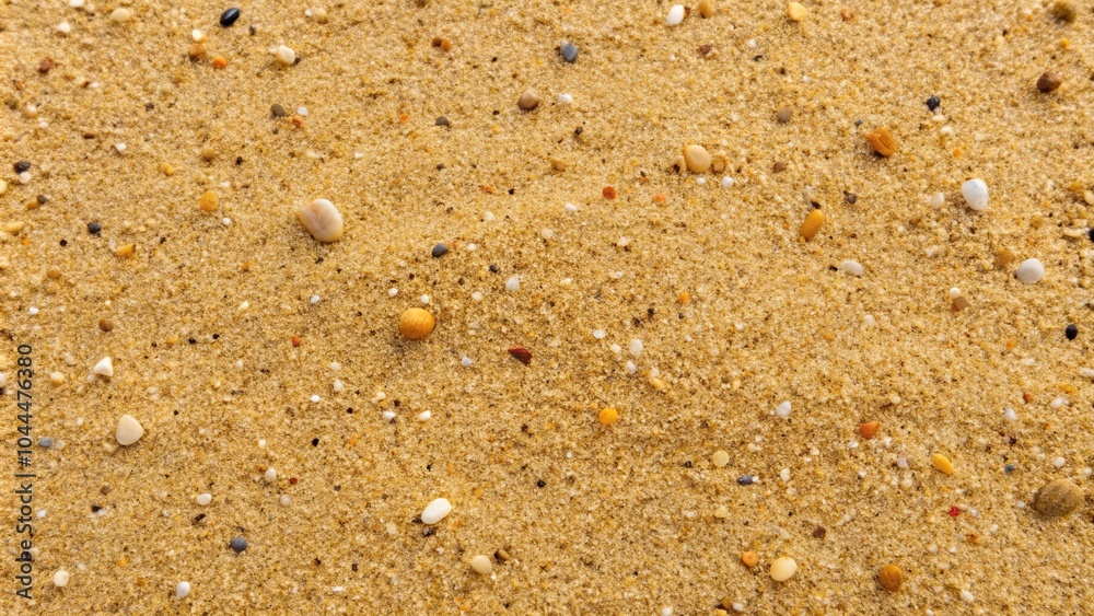 Sand texture with small rocks and particles for a background texture Wide-Angle