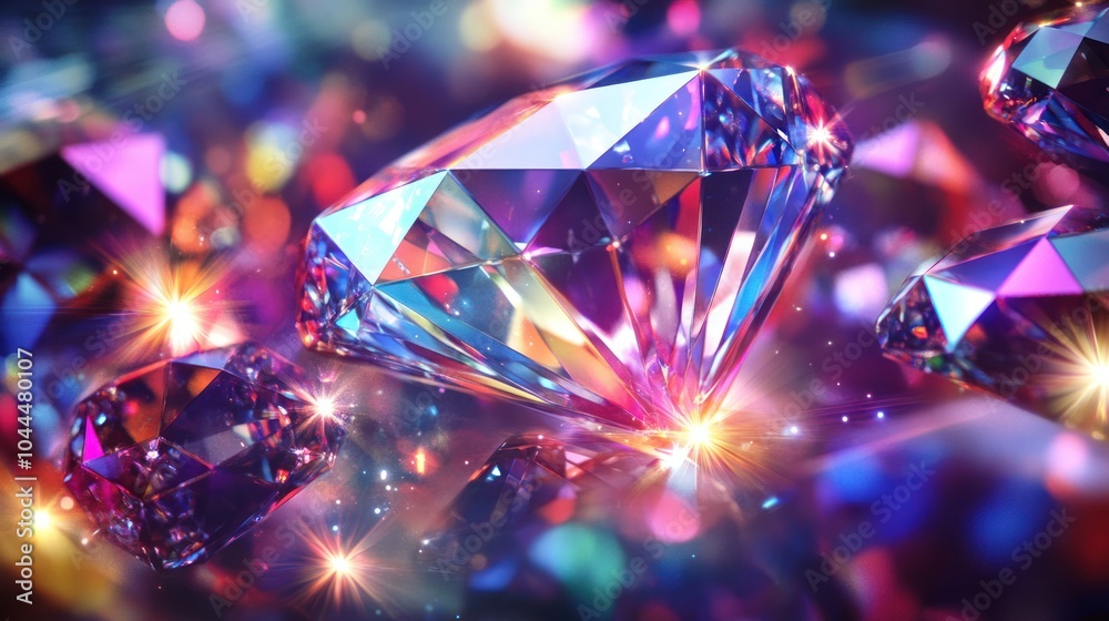 An abstract representation of quantum diamonds, An abstract representation of quantum diamonds,