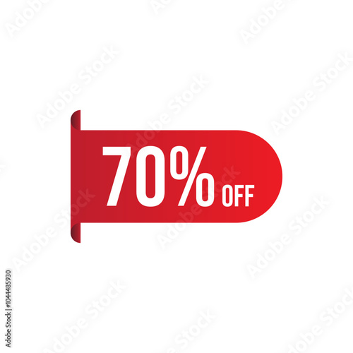 red sale tags displaying discounts. Ideal for promotions or marketing materials during sales events or seasonal offers.