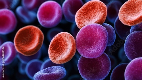Low Platelets of microscope