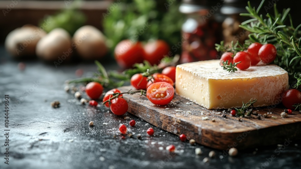 Modern Display Featuring Italian Pecorino Cheese Ideal for Culinary Presentations, Gatherings or Gourmet Events Modern Display Featuring Italian Pecorino Cheese Ideal for Culinary Presentations, Gatherings or Gourmet Events